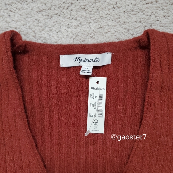 Madewell Cameron Ribbed Cardigan Sweater - Picture 7 of 11